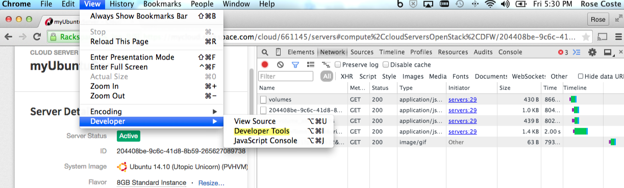 You can use Chrome's developer tools to observe the Cloud Control Panel's API interactions.